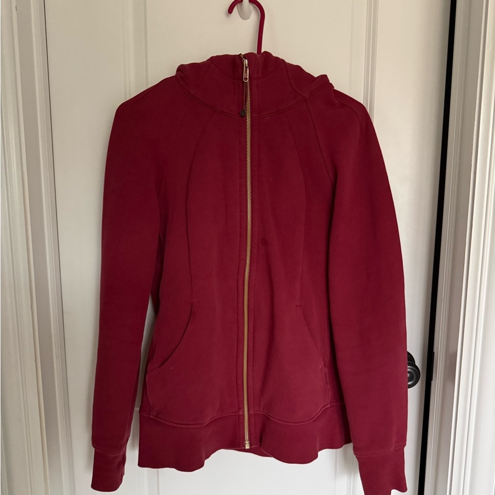 Lululemon Red Scuba Jacket